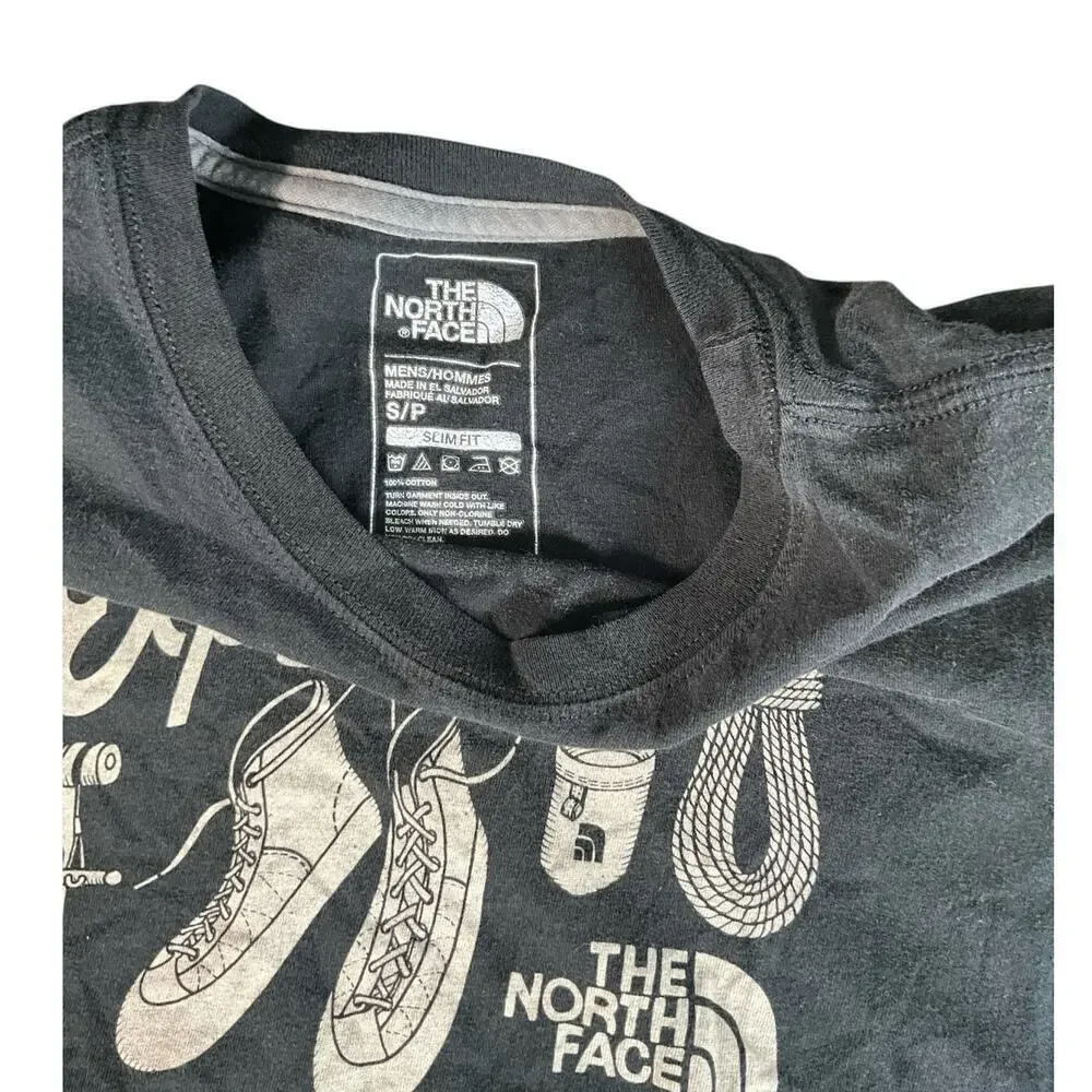 Bundle The North Face & Active T-Shirts Mens SM Black & Blue Skater 100% Cotton